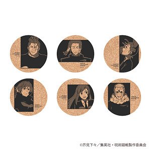 Cork Coaster [Jujutsu Kaisen] 03 Animation Jujutsu Kaisen Exhibition [Cherry-blossom Viewing] Box 3 (Set of 6) (Anime Toy)
