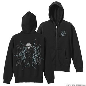 Jujutsu Kaisen Satoru Gojo Zip Parka Black M (Anime Toy)