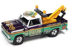 ラット・フィンク 1966 シェビー レッカー グリーン/パープル (ミニカー)