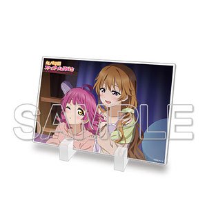 [Love Live! Nijigasaki High School School Idol Club] Mini Acrylic Plate Kanata & Rina (Anime Toy)