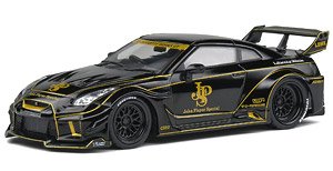 日産 GT-R (R35) LB シルエット JPS (ブラック) (ミニカー)