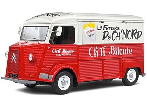 シトロエン タイプ HY Friterie Ch`ti Biloute (ホワイト/レッド) (ミニカー)