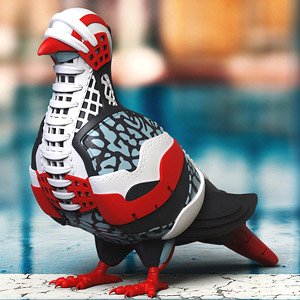 Pigeon in Flight by Jeff Staple 8 inch Vinyl Art Statue (Completed)