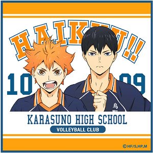 ハイキュー!! カレッジテイスト ミニタオル 烏野高校 (キャラクターグッズ)