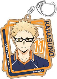 ハイキュー!! ウッドプレートキーホルダー Vol.2 月島蛍 (キャラクターグッズ)