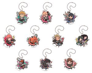 Buchimasu ! Chainsaw Man Acrylic Key Ring (Set of 10) (Anime Toy)