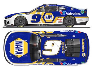 `チェイス・エリオット` #9 NAPA バルボリン シボレー カマロ NASCAR 2022 ネクストジェネレーション (ミニカー)