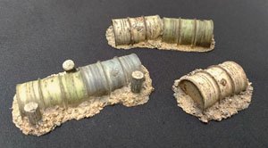 ドラム缶障害物セット (プラモデル)