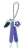 Blue Lock Acrylic Shoelace Key Chain Reo Mikage (Anime Toy) Item picture1