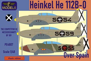 Heinkel 112B-0 Over Spain (Plastic model)
