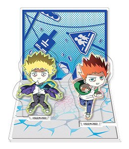 モブサイコ100 III アクリルジオラマスタンド 03 花沢輝気&鈴木将 (キャラクターグッズ)