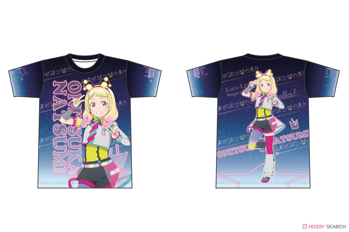 Love Live! Superstar!! Full Graphic T-Shirt Natsumi Onitsuka (Anime Toy) Item picture1