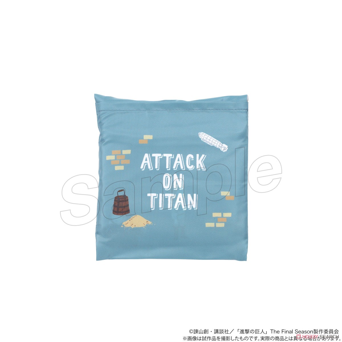 進撃の巨人 エコバッグ ゆるパレット (キャラクターグッズ) 商品画像2