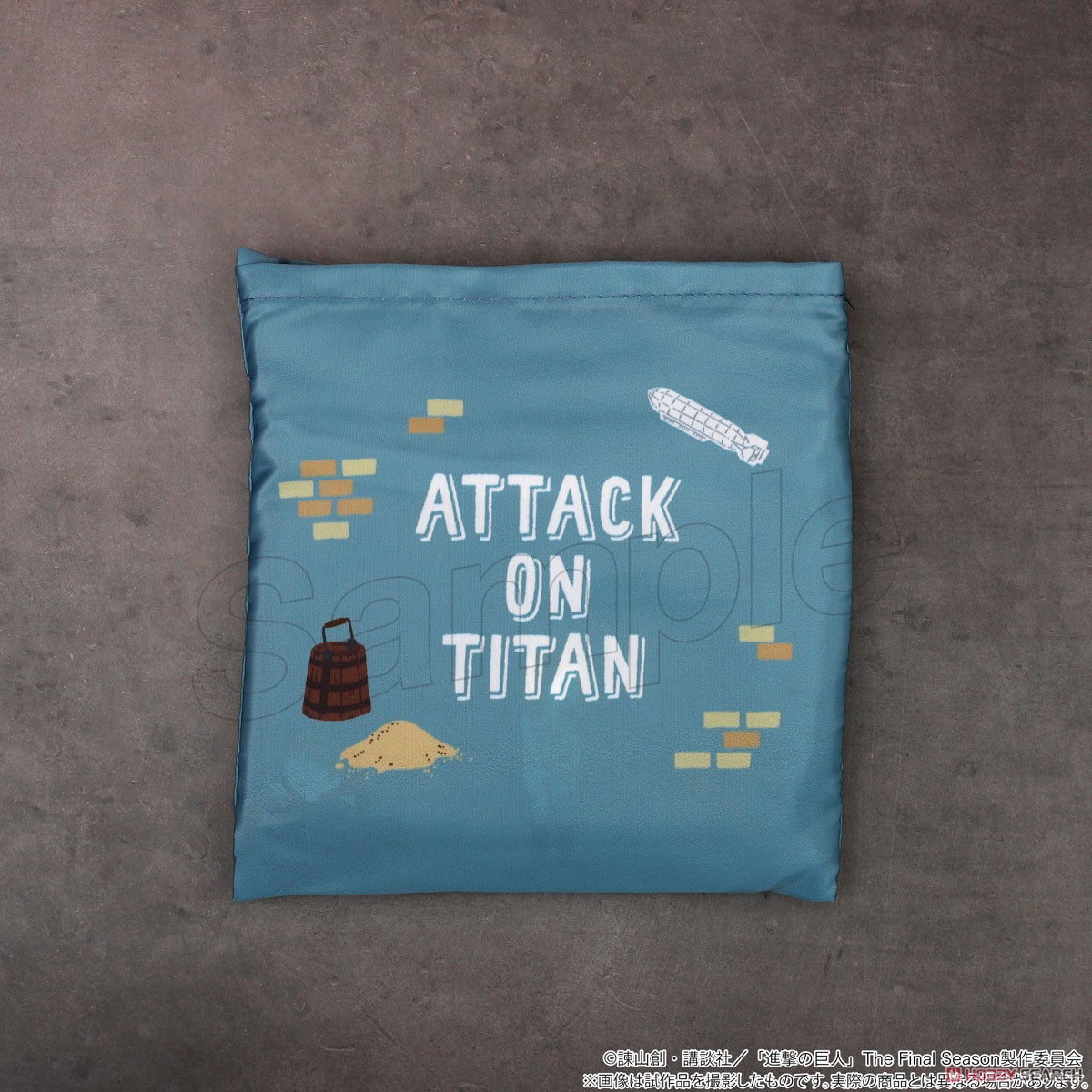 進撃の巨人 エコバッグ ゆるパレット (キャラクターグッズ) 商品画像3