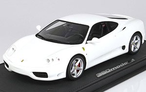 Ferrari 360 Modena - Manual Gear Transmission Gloss Awus White (ケース付) (ミニカー)