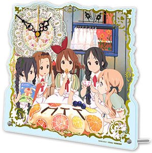 K-on! Acrylic Table Clock [Alice] (Anime Toy)