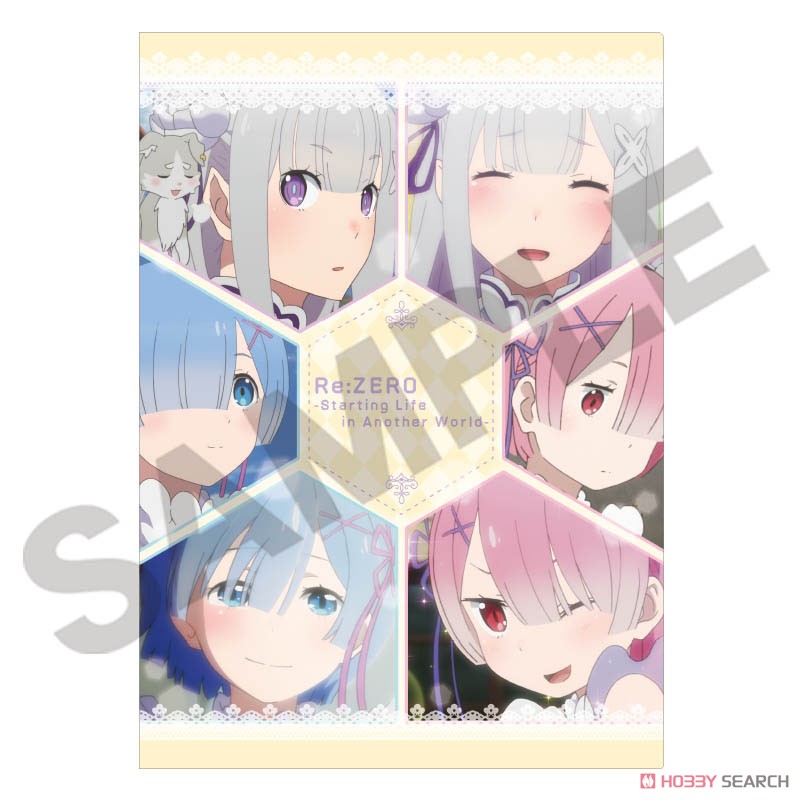 Re:ゼロから始める異世界生活 シングルクリアファイル イエロー (キャラクターグッズ) 商品画像1