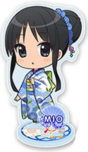 K-on! Puchichoko Acrylic Stand [Mio Akiyama (Kimono)] (Anime Toy)