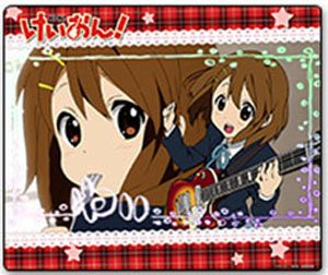 K-on! Mouse Pad [Yui Hirasawa] OP Ver. (Anime Toy)