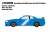 Nissan Skyline GT-R (BNR34) V-spec II Nur 2002 (TE37 Wheel) Bay Side Blue (Diecast Car) Other picture1