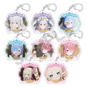 Re:Zero -Starting Life in Another World- Trading Acrylic Key Ring (Set of 8) (Anime Toy)