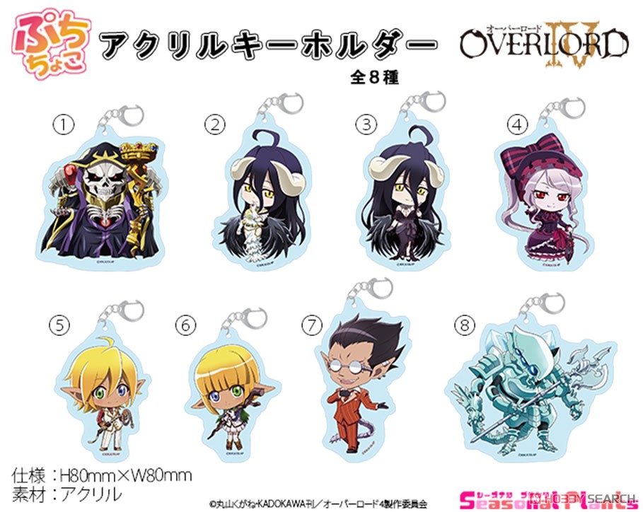 オーバーロードIV ぷちちょこアクリルキーホルダー 【アウラ】 (キャラクターグッズ) その他の画像1