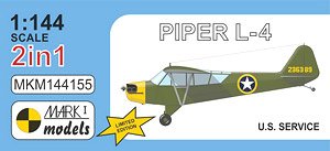 パイパー L-4 「米軍」 2イン1 (プラモデル)