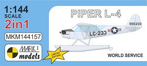 Piper L-4 `World Service` (Plastic model)
