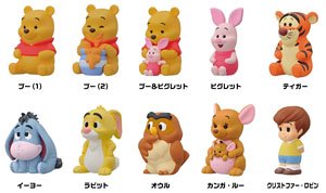Winnie-the-Pooh Sofvi Puppet Mascot (Set of 10) (Anime Toy)
