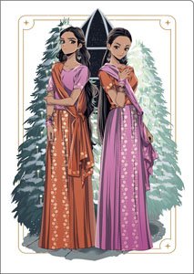ハリーポッター クリアファイル Parvati＆Padma Patil (キャラクターグッズ)