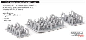 WW.II ドイツ軍車両用クランプ タイプ1 (50個入り) (プラモデル)