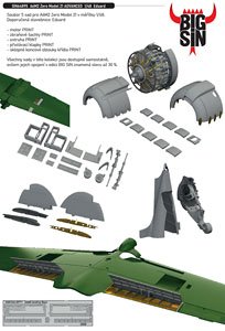 A6M2 Zero Model 21 Advanced (for Eduard) (Plastic model)