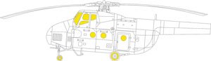 Masking Sheet for Mi-4 TFace (for Trumpeter) (Plastic model)