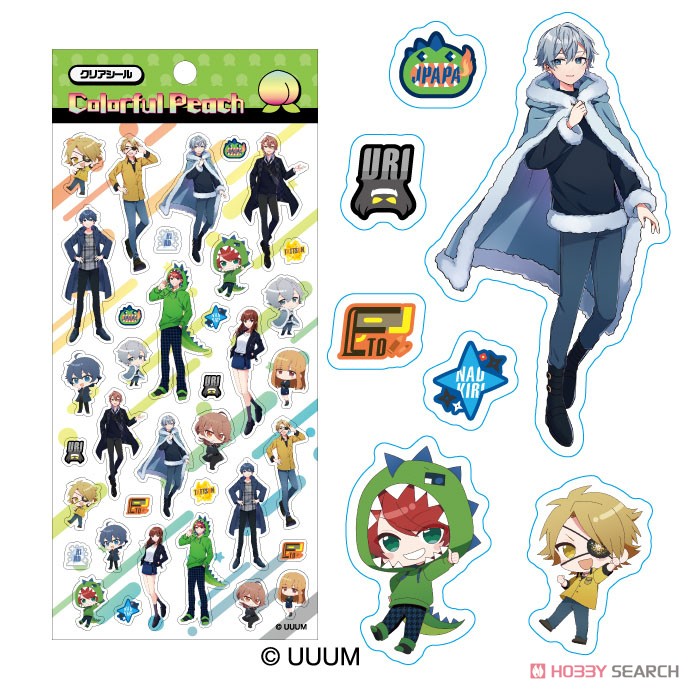 Colorful Peach Clear Sticker 1 (Anime Toy) Item picture1
