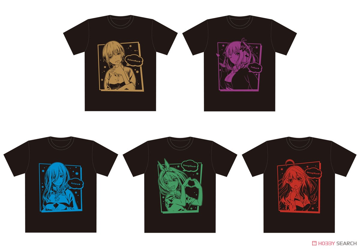 [The Quintessential Quintuplets] Foil Print T-Shirt Nino L Size (Anime Toy) Other picture1