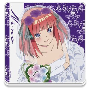 [The Quintessential Quintuplets] Acrylic Coaster L [Nino Nakano Wedding Ver.] (Anime Toy)