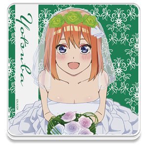 [The Quintessential Quintuplets] Acrylic Coaster N [Yotsuba Nakano Wedding Ver.] (Anime Toy)