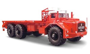 Berliet T100 #1 1960 Red without Side Panel (Diecast Car)