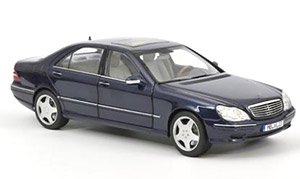 メルセデス・ベンツ S55 AMG 2000 メタリックブルー (ミニカー)