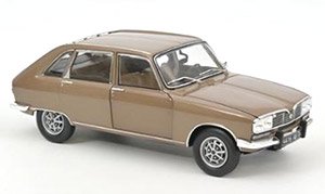ルノー 16 TX 1974 メタリックベージュ (ミニカー)