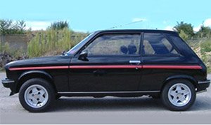 プジョー104 ZS 1979 ブラック (ミニカー)