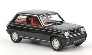 ルノー 5 アルピーヌ 1977 ブラック (ミニカー)