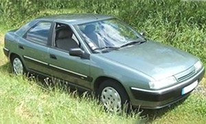 シトロエン・ザンティア 1993 ガビオン・グレー (ミニカー)