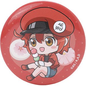 はたらく細胞 ブリキ缶バッジ 赤血球 (キャラクターグッズ)
