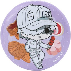 はたらく細胞 ブリキ缶バッジ 白血球 (キャラクターグッズ)