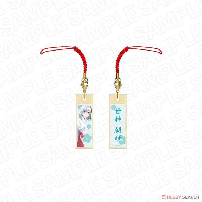甘神さんちの縁結び 木札ストラップ 甘神朝姫 2022京まふ ver. (キャラクターグッズ) 商品画像1