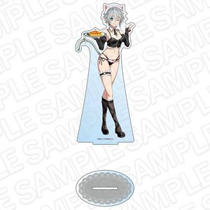 Date A Live IV Big Acrylic Stand Nia Honjo Nekomimi Swimwear Maid Ver. (Anime Toy)