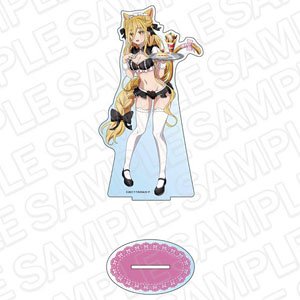 Date A Live IV Big Acrylic Stand Mukuro Hoshimiya Nekomimi Swimwear Maid Ver. (Anime Toy)