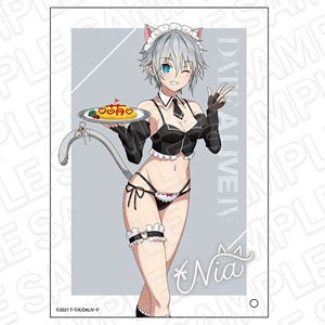 Date A Live IV Mini Acrylic Art Nia Honjo Nekomimi Swimwear Maid Ver. (Anime Toy)