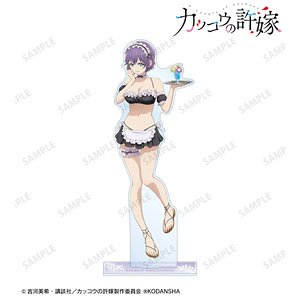 TV Animation [A Couple of Cuckoos] [Especially Illustrated] Hiro Segawa Swimwear Maid Ver. Extra Large Acrylic Stand (Anime Toy)